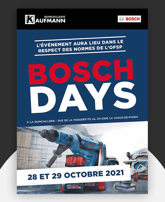 Bosch Days - Octobre