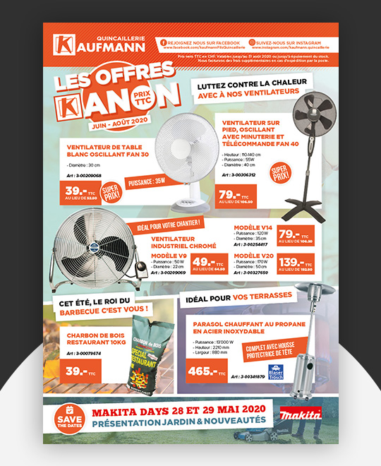 Nos offres Kanon Juin-Juillet 2020