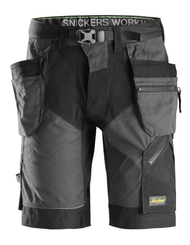 6904 - FLEXIWORK, SHORT+ DE TRAVAIL AVEC POCHES HOLSTER SNICKERS WORKWEAR