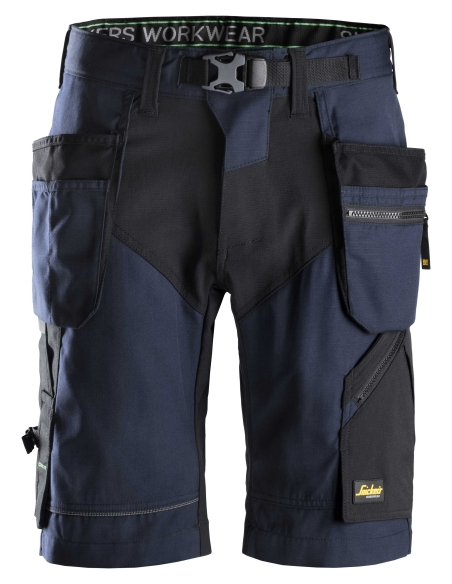 6904 - FLEXIWORK, SHORT+ DE TRAVAIL AVEC POCHES HOLSTER SNICKERS WORKWEAR