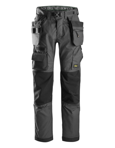 6923 - FLEXIWORK, PANTALON POUR POSEUR DE SOL + POCHES HOLSTER SNICKERS WORKWEAR