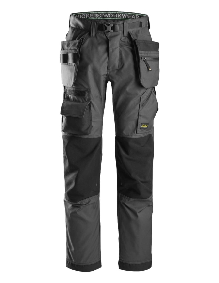 6923 - FLEXIWORK, PANTALON POUR POSEUR DE SOL + POCHES HOLSTER SNICKERS WORKWEAR