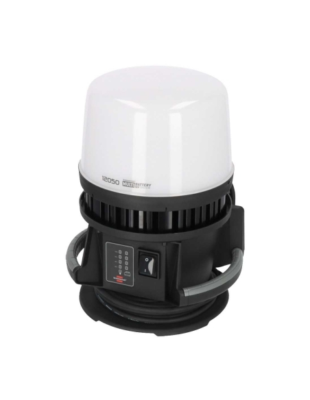 SET ÉCLAIRAGE : LAMPE PORTATIVE À ACCU + PROJECTEUR DE CHANTIER HYBRIDE 360° - BRENNENSTUHL