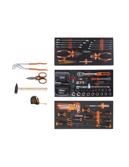 CAISSE À OUTILS 3 TIROIRS 2200/ E21 AVEC 159 OUTILS - BETA