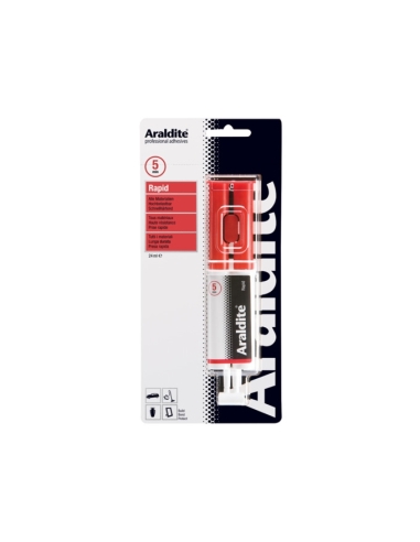 ADHÉSIF DE TYPE RAPIDE 2X12 ML - ARALDITE - Colle, silicone, mastic