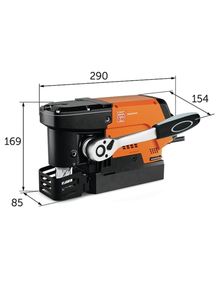 UNITÉ DE PERÇAGE KBC 36 MAGFORCE ET SET STRUCTURAL STEEL WELDON - FEIN