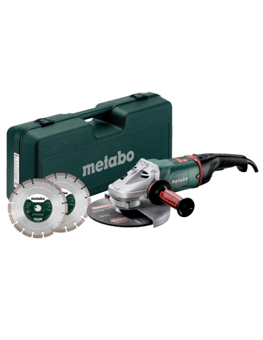 SET DE MEULEUSE D'ANGLE WE 24-230 + 2 DISQUES DIAMANT - METABO