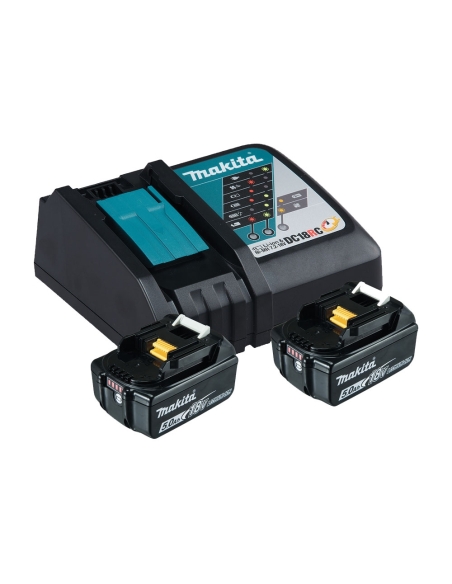 MARTEAU PERFORATEUR LXT 2 FONCTIONS + ENERGYPACK LXT 18V 5.0 AH + SCIE D'ÉLAGAGE LXT - MAKITA