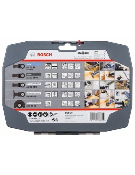 SET D’ACCESSOIRES STARLOCK «BEST OF CUTTING» 5 PIÈCES - BOSCH