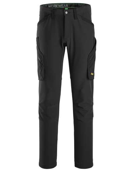 6873 - FLEXIWORK, PANTALON ENTIÈREMENT EXTENSIBLE SANS POCHES POUR GENOUILLÈRES SNICKERS WORKWEAR