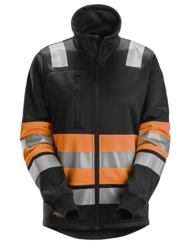 8077 - VESTE POUR FEMME AVEC FERMETURE À GLISSIÈRE PLEINE LONGUEUR HAUTE VISIBILITÉ CLASSE 1 SNICKERS WORKWEAR