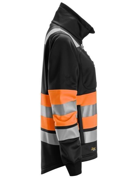 8077 - VESTE POUR FEMME AVEC FERMETURE À GLISSIÈRE PLEINE LONGUEUR HAUTE VISIBILITÉ CLASSE 1 SNICKERS WORKWEAR