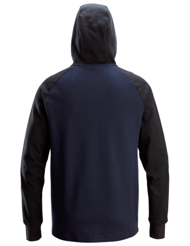 2842 - SWEAT-SHIRT À CAPUCHE BICOLORE...