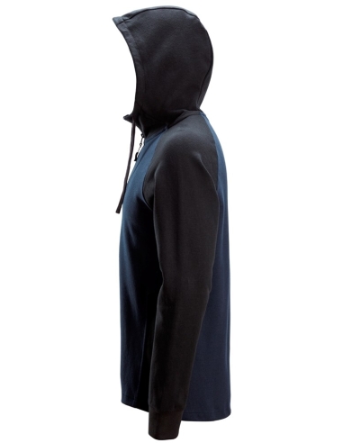 2842 - SWEAT-SHIRT À CAPUCHE BICOLORE...