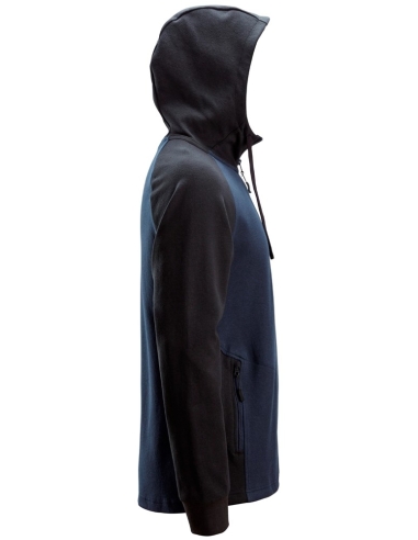 2842 - SWEAT-SHIRT À CAPUCHE BICOLORE...