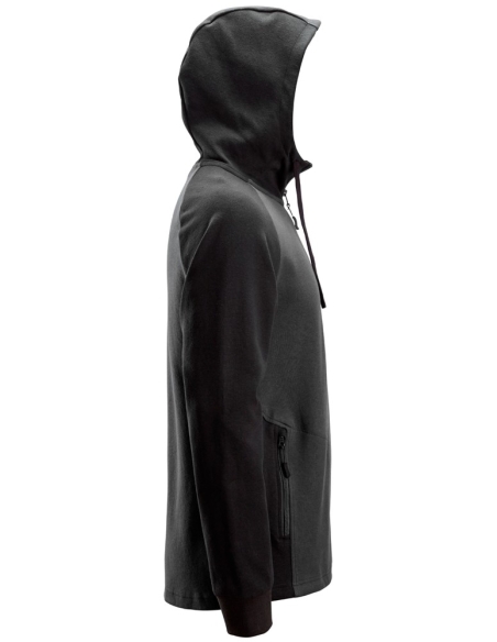 2842 - SWEAT-SHIRT À CAPUCHE BICOLORE DEMI-ZIPPÉ SNICKERS WORKWEAR