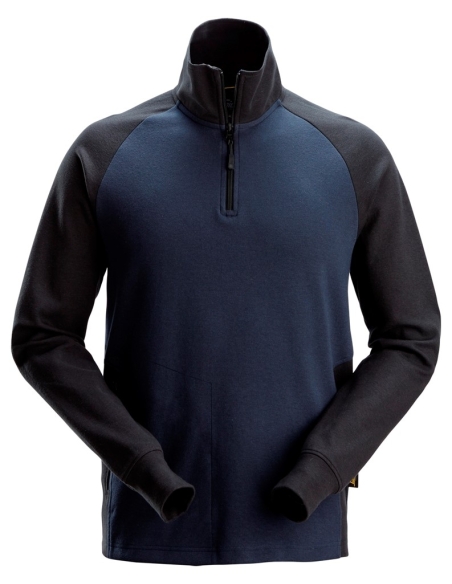 2841 - SWEAT-SHIRT BICOLORE DEMI-ZIPPÉ SNICKERS WORKWEAR
