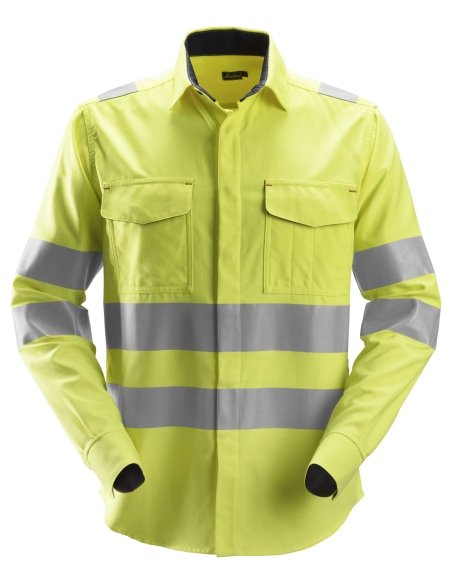 8562 - PROTECWORK- MULTINORMES, CHEMISE DE SOUDEUR MANCHES LONGUES HAUTE VISIBILITÉ, CLASSE 3 SNICKERS WORKWEAR
