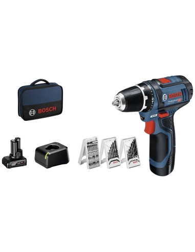 PERCEUSE VISSEUSE GSR 12V-15 SANS FIL + 39 PCS - BOSCH