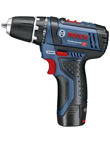 PERCEUSE VISSEUSE GSR 12V-15 SANS FIL + 39 PCS - BOSCH