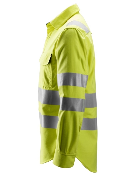 8562 - PROTECWORK- MULTINORMES, CHEMISE DE SOUDEUR MANCHES LONGUES HAUTE VISIBILITÉ, CLASSE 3 SNICKERS WORKWEAR
