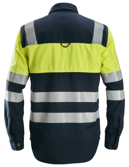 8560 - PROTECWORK- MULTINORMES, CHEMISE DE SOUDEUR MANCHES LONGUES HAUTE VISIBILITÉ, CLASSE 1 SNICKERS WORKWEAR