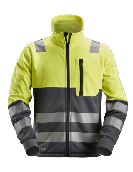 8035 - ALLROUNDWORK, VESTE AVEC FERMETURE À GLISSIÈRE PLEINE LONGUEUR, HAUTE VISIBILITÉ, CLASSE 2 SNICKERS WORKWEAR
