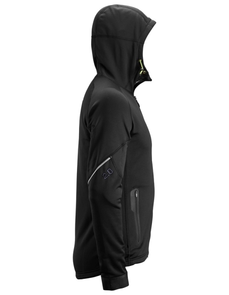 8002 - SWEAT-SHIRT À CAPUCHE EN POLARTEC® POWER STRETCH® 2.0 SNICKERS WORKWEAR