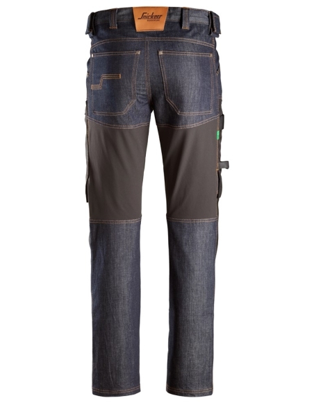 6956 - FLEXIWORK, PANTALON DENIM SNICKERS WORKWEAR