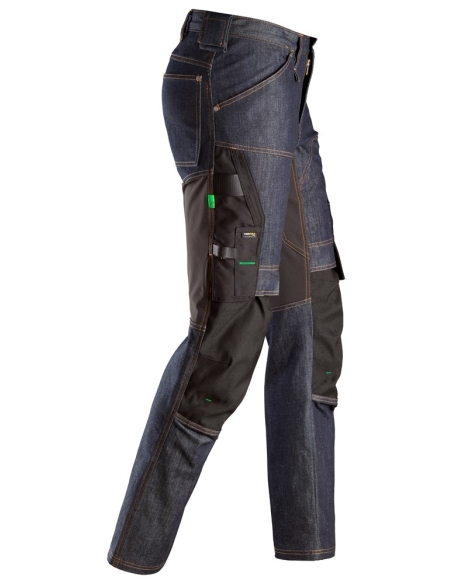 6956 - FLEXIWORK, PANTALON DENIM SNICKERS WORKWEAR