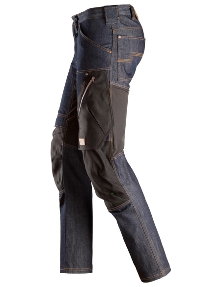 6956 - FLEXIWORK, PANTALON DENIM SNICKERS WORKWEAR