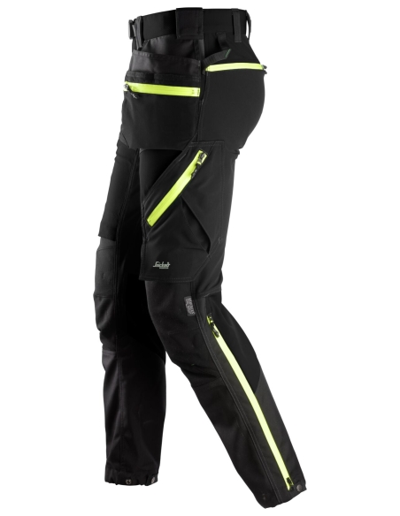 6940 - FLEXIWORK, PANTALON+ EN TISSU EXTENSIBLE SOFTSHELL AVEC POCHES HOLSTER SNICKERS WORKWEAR