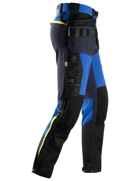6940 - FLEXIWORK, PANTALON+ EN TISSU EXTENSIBLE SOFTSHELL AVEC POCHES HOLSTER SNICKERS WORKWEAR