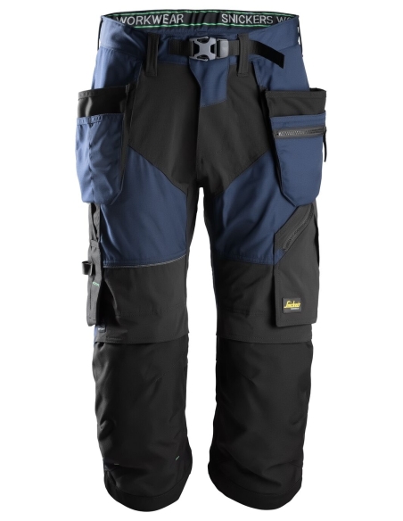 6905 - FLEXIWORK, PANTACOURT+ DE TRAVAIL AVEC POCHES HOLSTER SNICKERS WORKWEAR