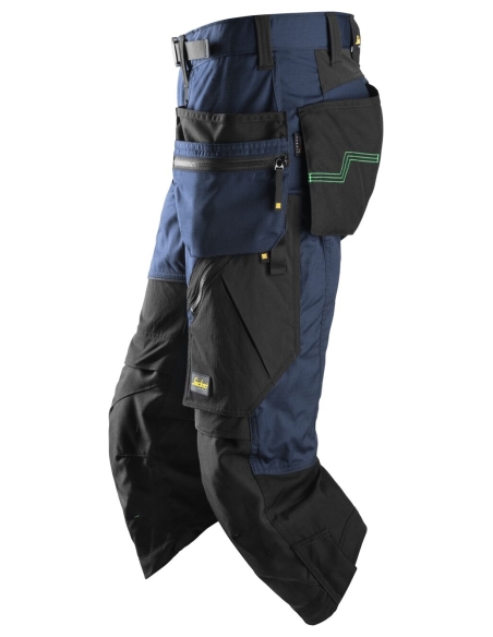 6905 - FLEXIWORK, PANTACOURT+ DE TRAVAIL AVEC POCHES HOLSTER SNICKERS WORKWEAR