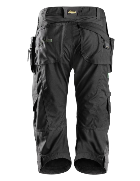 6905 - FLEXIWORK, PANTACOURT+ DE TRAVAIL AVEC POCHES HOLSTER SNICKERS WORKWEAR
