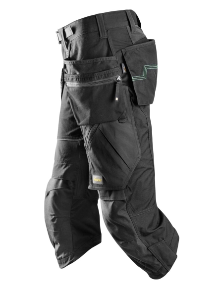 6905 - FLEXIWORK, PANTACOURT+ DE TRAVAIL AVEC POCHES HOLSTER SNICKERS WORKWEAR