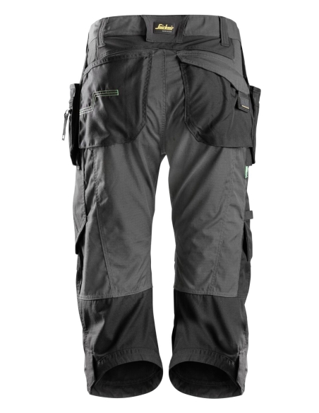 6905 - FLEXIWORK, PANTACOURT+ DE TRAVAIL AVEC POCHES HOLSTER SNICKERS WORKWEAR