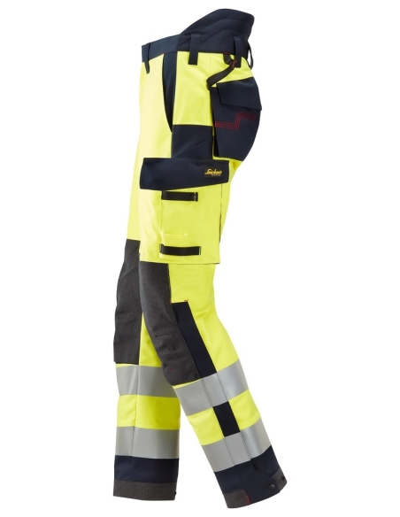 6663 - PROTECWORK- MULTINORMES, PANTALON ISOLÉ HAUTE VISIBILITÉ, CLASSE 2 SNICKERS WORKWEAR
