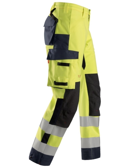 6563 - PROTECWORK- MULTINORMES, PANTALON IMPERMÉABLE EN SHELL, HAUTE VISIBILITÉ, CLASSE 2 SNICKERS WORKWEAR
