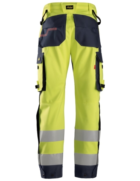 6563 - PROTECWORK- MULTINORMES, PANTALON IMPERMÉABLE EN SHELL, HAUTE VISIBILITÉ, CLASSE 2 SNICKERS WORKWEAR