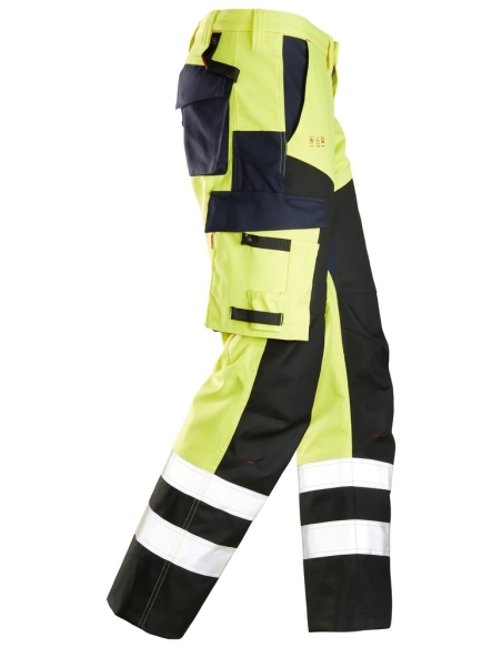 6365 - PROTECWORK- MULTINORMES, PANTALON AVEC AU-DESSUS DE CUISSES RENFORCÉ, HAUTE VISIBILITÉ, CLASSE 1 SNICKERS WORKWEAR