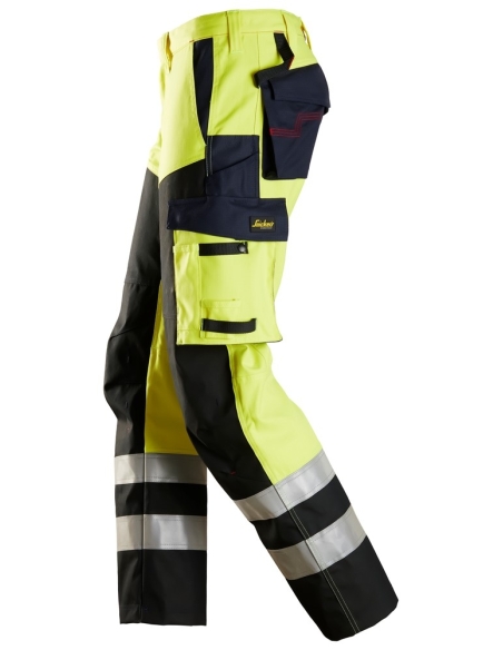 6365 - PROTECWORK- MULTINORMES, PANTALON AVEC AU-DESSUS DE CUISSES RENFORCÉ, HAUTE VISIBILITÉ, CLASSE 1 SNICKERS WORKWEAR