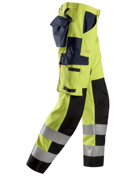 6364 - PROTECWORK- MULTINORMES, PANTALON AVEC RENFORTS SUR LES TIBIAS, HAUTE VISIBILITÉ, CLASSE 2 SNICKERS WORKWEAR