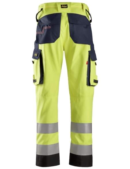 6364 - PROTECWORK- MULTINORMES, PANTALON AVEC RENFORTS SUR LES TIBIAS, HAUTE VISIBILITÉ, CLASSE 2 SNICKERS WORKWEAR