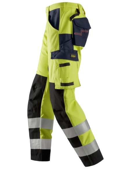 6364 - PROTECWORK- MULTINORMES, PANTALON AVEC RENFORTS SUR LES TIBIAS, HAUTE VISIBILITÉ, CLASSE 2 SNICKERS WORKWEAR