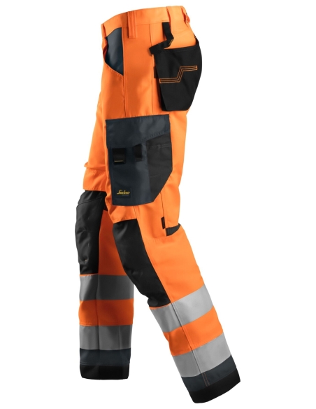 6331 - ALLROUNDWORK, PANTALON+ HAUTE VISIBILITÉ, CLASSE 2 SNICKERS WORKWEAR