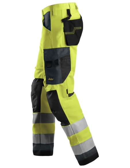 6331 - ALLROUNDWORK, PANTALON+ HAUTE VISIBILITÉ, CLASSE 2 SNICKERS WORKWEAR