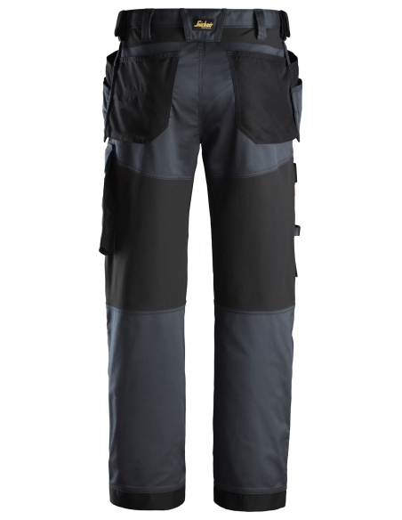 6251 - ALLROUNDWORK, PANTALON+ EN TISSU EXTENSIBLE AVEC POCHES HOLSTER ET COUPE LARGE SNICKERS WORKWEAR