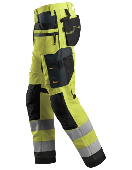 6230 - ALLROUNDWORK, PANTALON+ HAUTE VISIBILITÉ AVEC POCHES HOLSTER, CLASSE 2 SNICKERS WORKWEAR